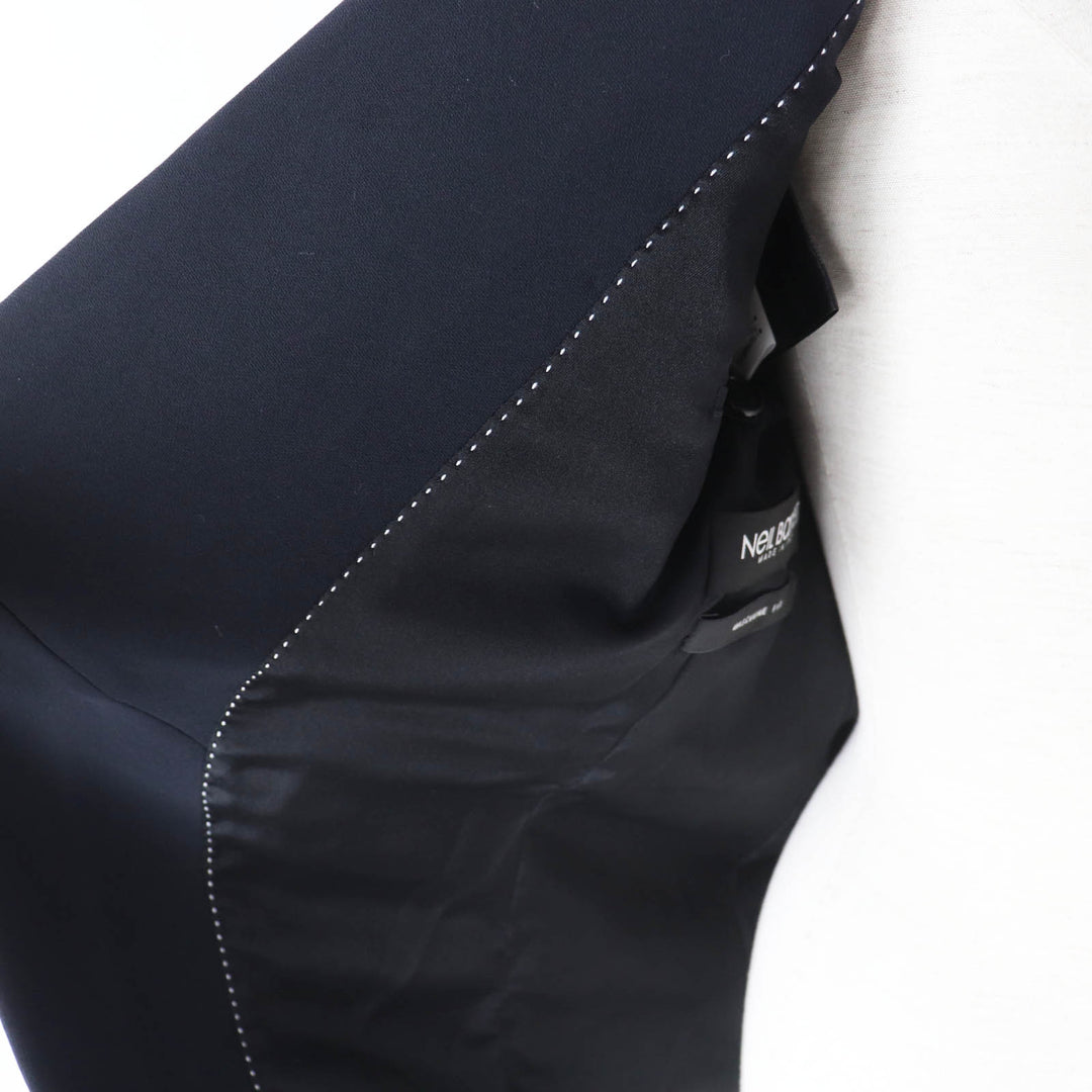 Pristine NEIL BARRETT tailored jacket single jacket Dark navy 36