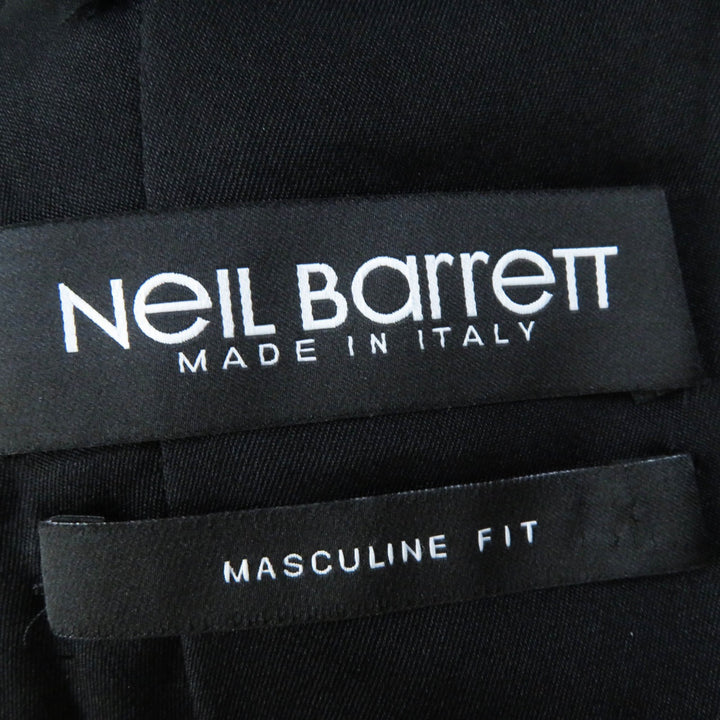 Pristine NEIL BARRETT tailored jacket single jacket Dark navy 36