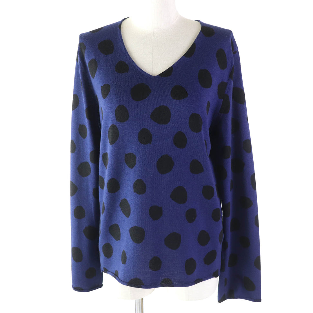 Discounted Great COMME des GARCONS COMME des GARCONS knit Polka dot print V-neck long
