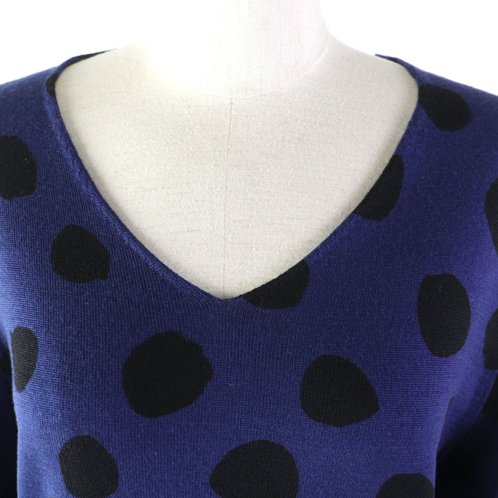 Discounted Great COMME des GARCONS COMME des GARCONS knit Polka dot print V-neck long