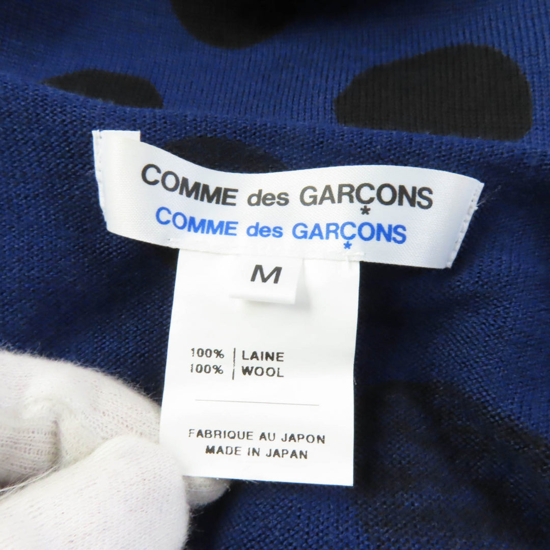 Discounted Great COMME des GARCONS COMME des GARCONS knit Polka dot print V-neck long
