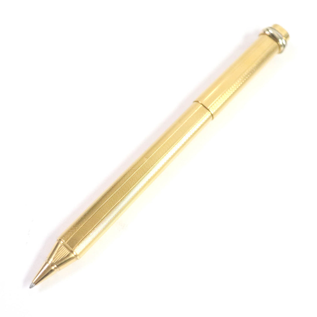 Great Cartier Ballpoint pen Trinity all-over print cap style gold mens