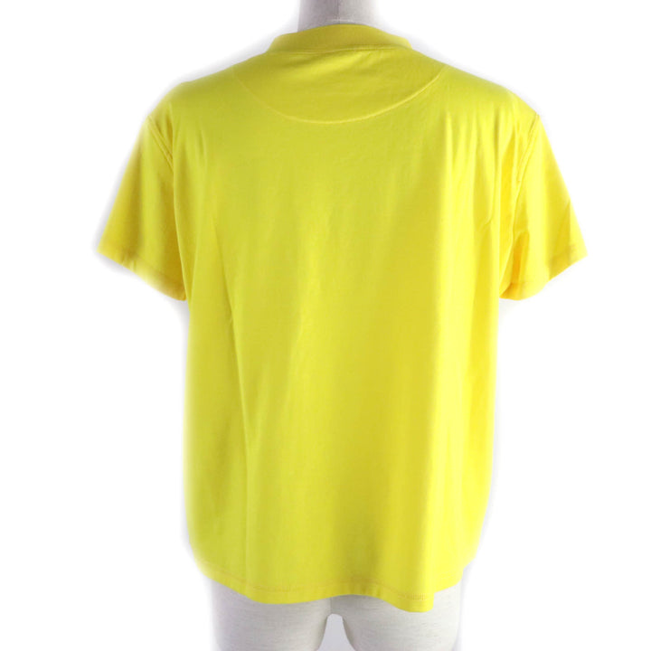 Pristine HERMES T-shirt La PROMENADE du matin Morning walk yellow cotton 34