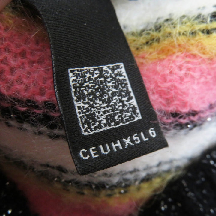 CHANEL knit COCO Mark plate included Pink alpaca Women 34 22A P72906