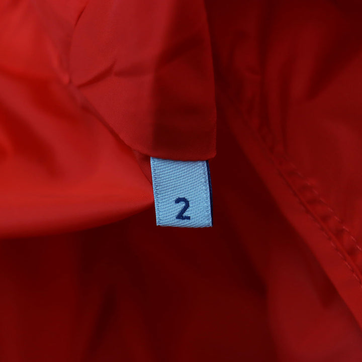 Discounted Pristine MONCLER Nylon jacket ALEXANDRITE Hooded with logo patch Orange Women 2