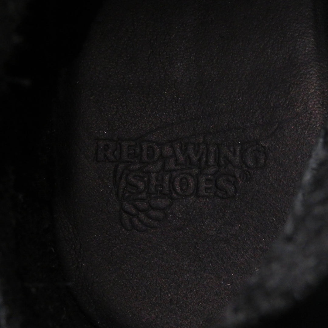 Discounted Excellent RED WING short boots Ladies Model 6 inch Classic Moc black leather