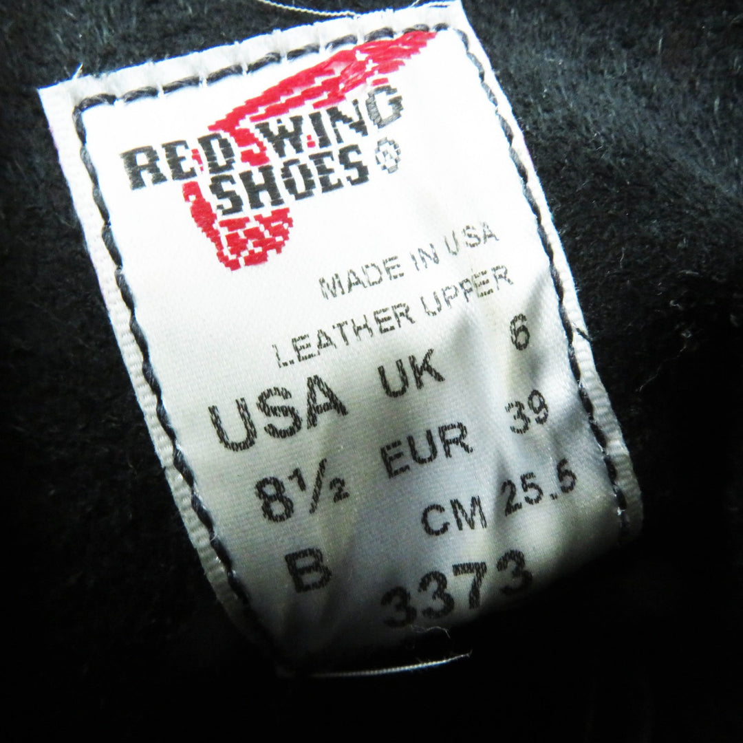 Discounted Excellent RED WING short boots Ladies Model 6 inch Classic Moc black leather