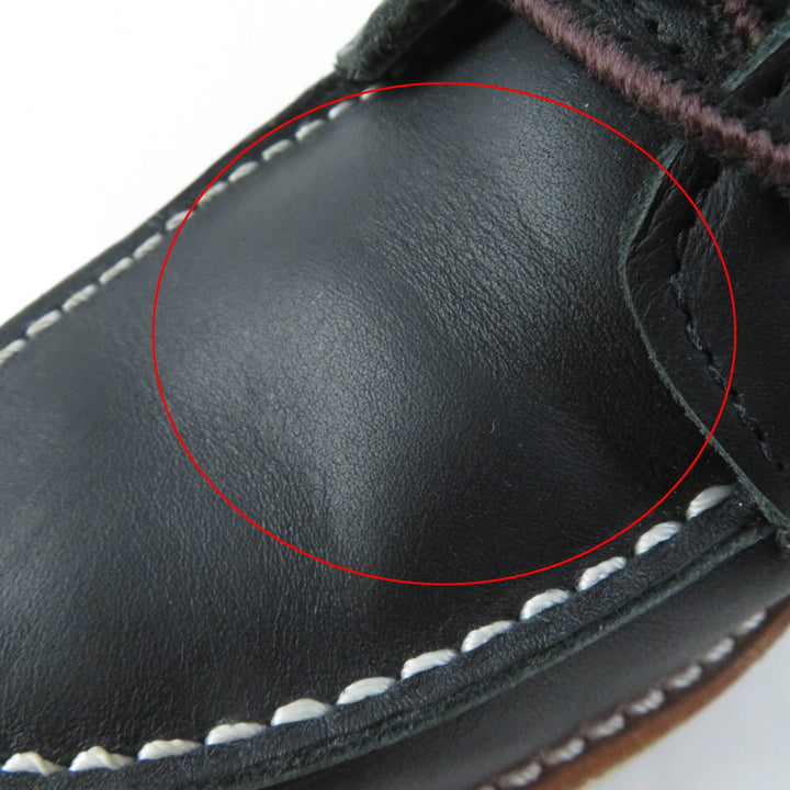 Discounted Excellent RED WING short boots Ladies Model 6 inch Classic Moc black leather