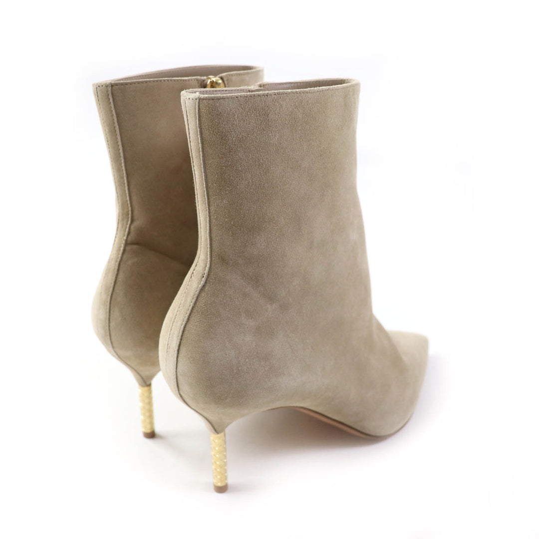 Pristine LOUIS VUITTON short boots Ultimate Line Monogram heel 38 1A950H