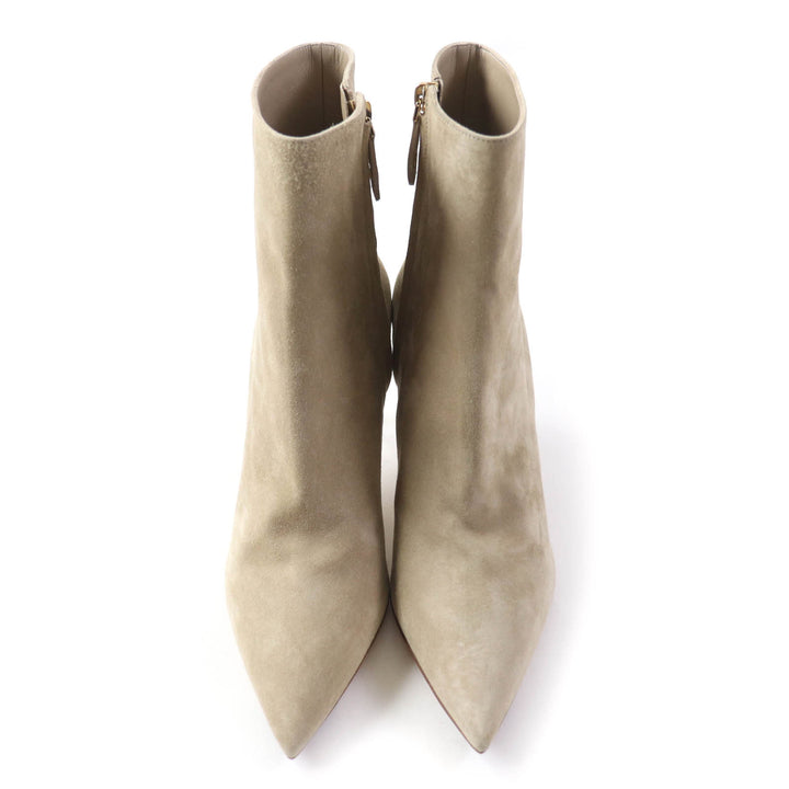 Pristine LOUIS VUITTON short boots Ultimate Line Monogram heel 38 1A950H