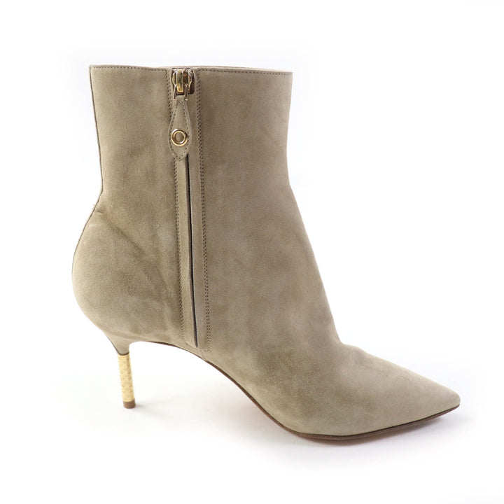 Pristine LOUIS VUITTON short boots Ultimate Line Monogram heel 38 1A950H