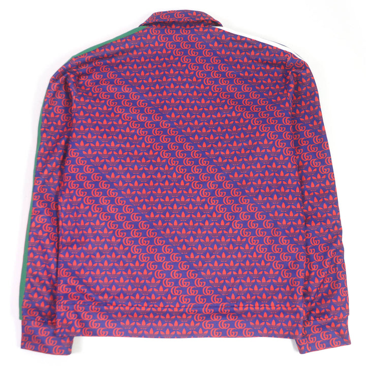Discounted Great GUCCI×adidas Track jacket Sideline Jersey Blue red mens L 692112