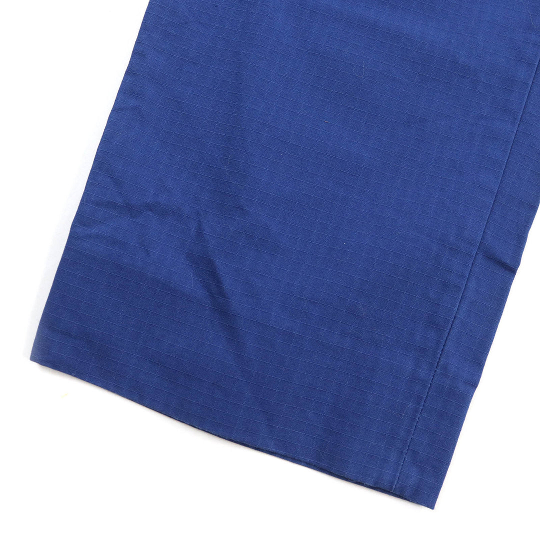 Great GUCCI Pants Logo print straight long easy blue cotton mens 46 625880