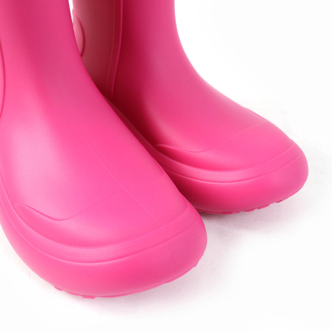 Pristine Salvatore Ferragamo Knee-high boots Gancini rubber boots pink rubber Women 7