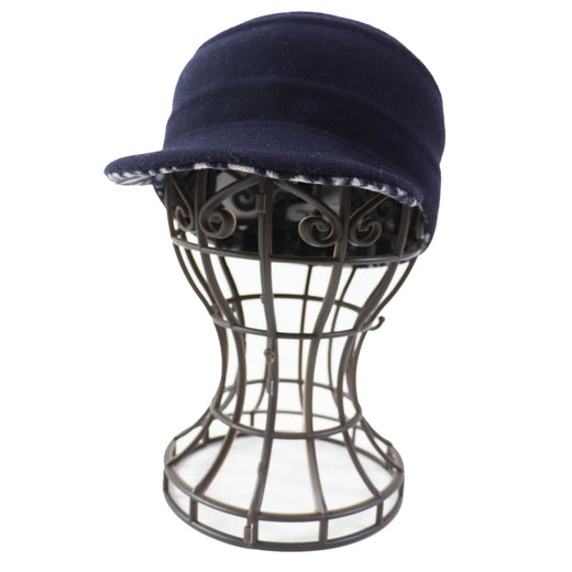Discounted Pristine Christian Dior cap Oblique Dark navy wool Women 57 21DCH918I100