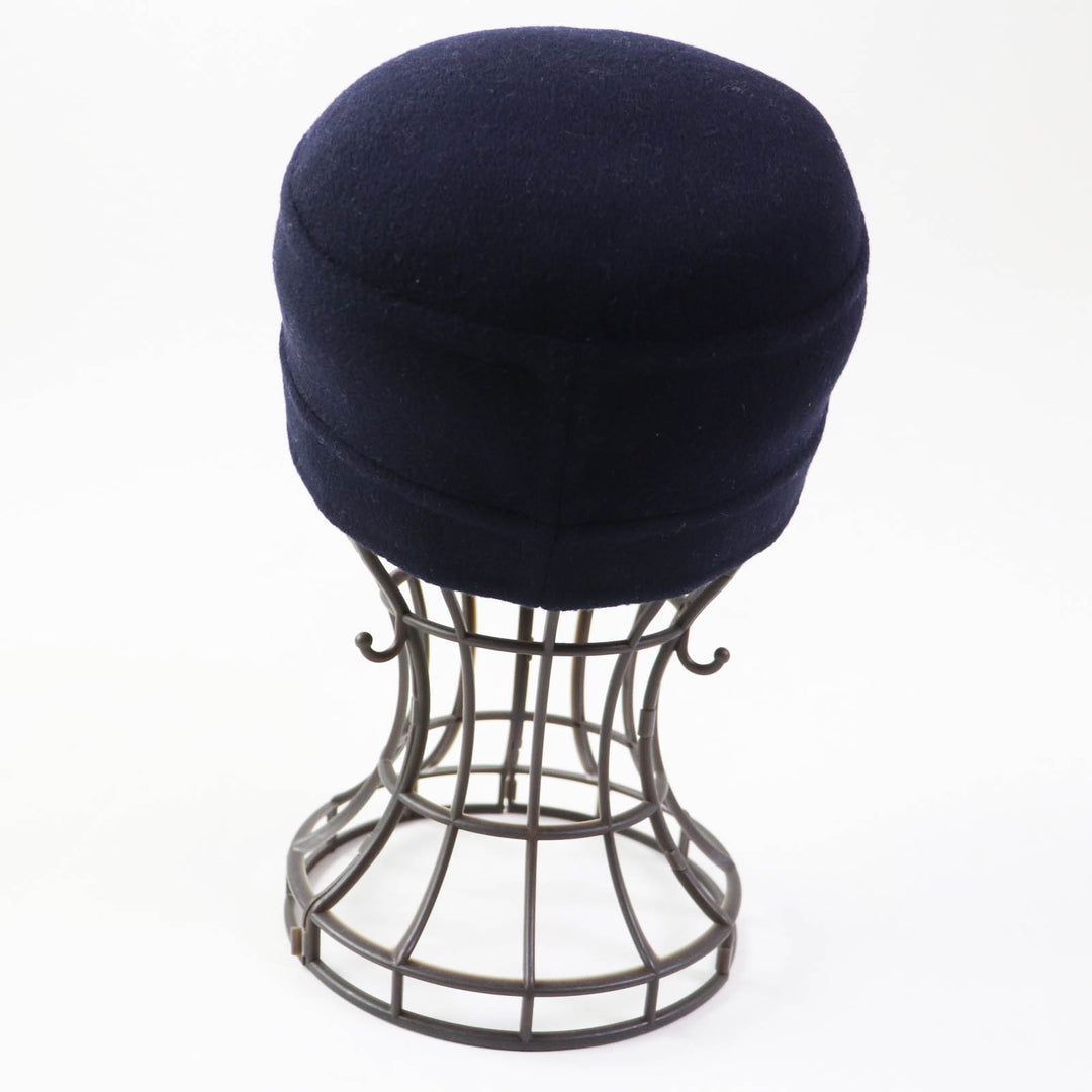 Discounted Pristine Christian Dior cap Oblique Dark navy wool Women 57 21DCH918I100