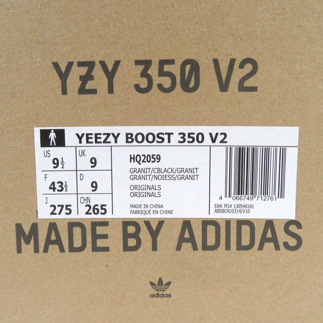 Discounted Pristine adidas Low cut sneakers YEEZY BOOST 350 V2 Charcoal system 27.5 HQ2059