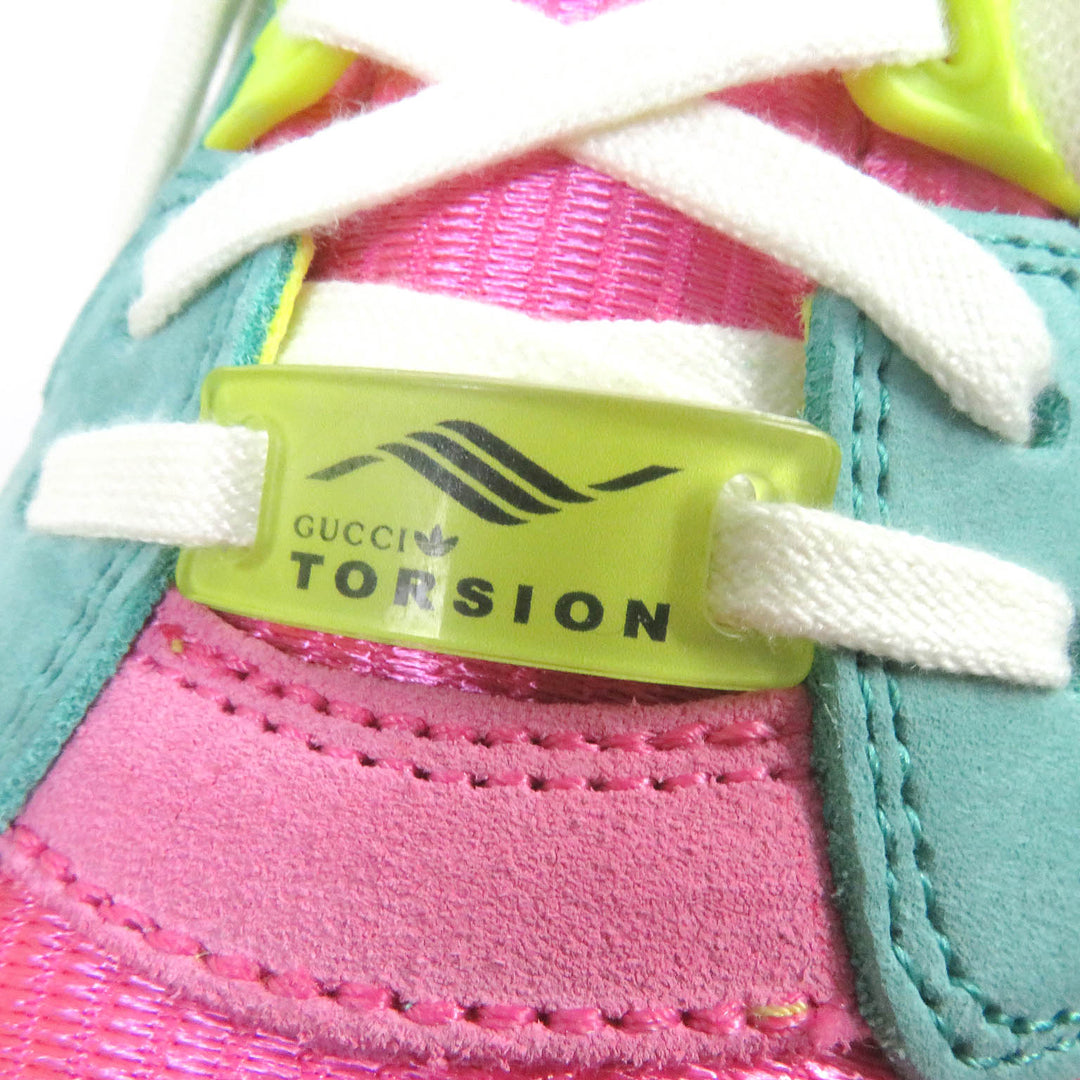Discounted Pristine GUCCI×adidas Low cut sneakers TORSION Pink mens 29.5 721936