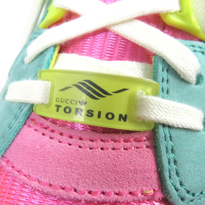 Discounted Pristine GUCCI×adidas Low cut sneakers TORSION Pink mens 29.5 721936