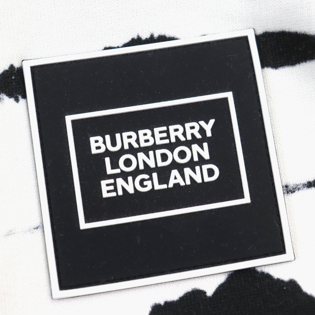 Discounted Excellent BURBERRY hoodie Watercolour Print Reconstructed Hoodie XS 4563724