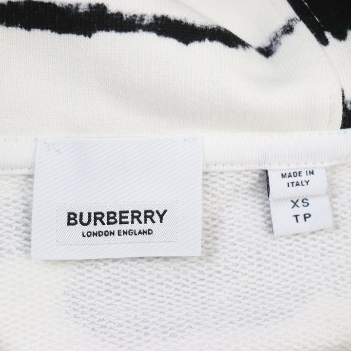 Discounted Excellent BURBERRY hoodie Watercolour Print Reconstructed Hoodie XS 4563724