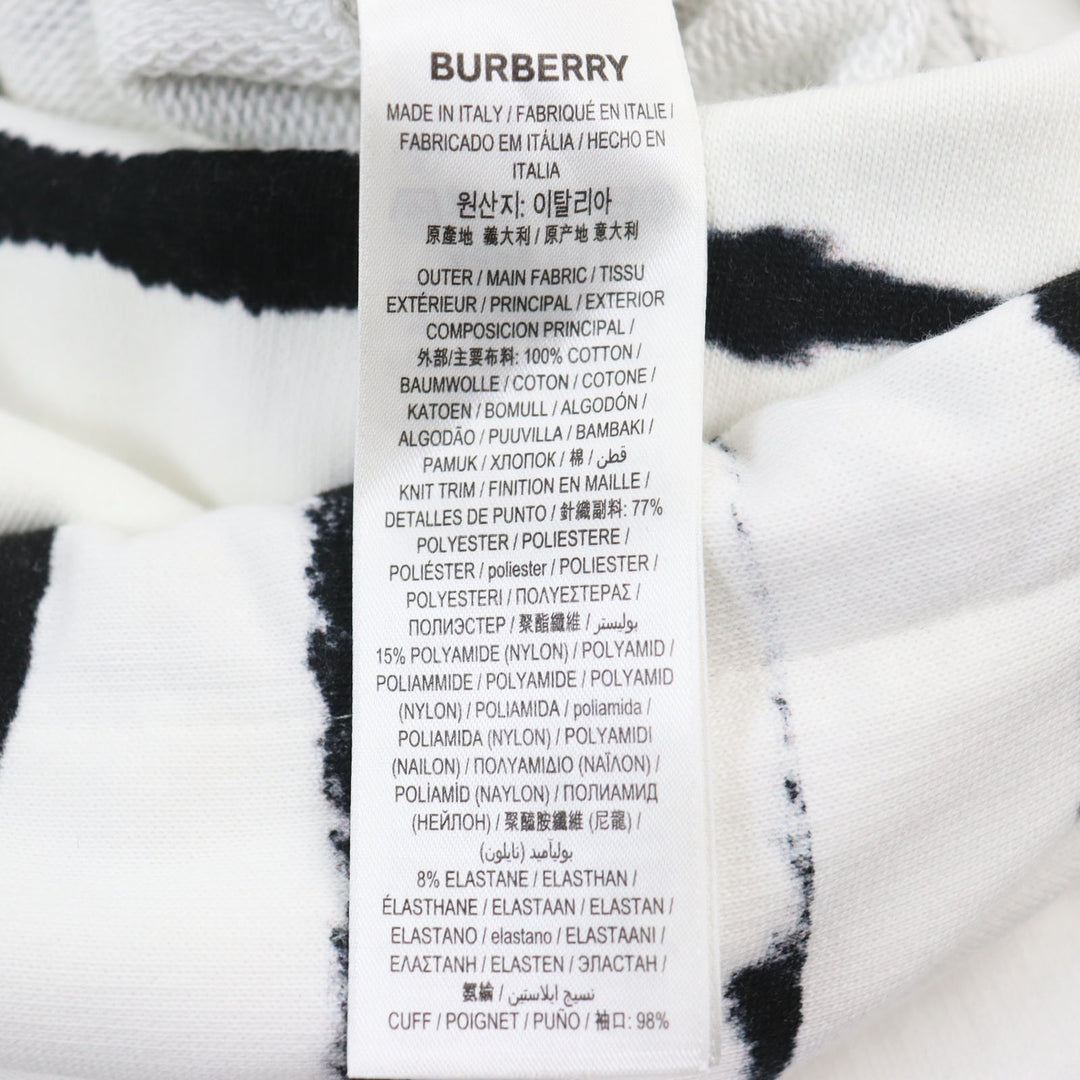 Discounted Excellent BURBERRY hoodie Watercolour Print Reconstructed Hoodie XS 4563724