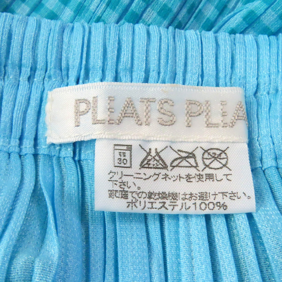 Discounted Great PLEATS PLEASE two-piece set Check Pattern 3 PP22-JJ853/PP22-JG855