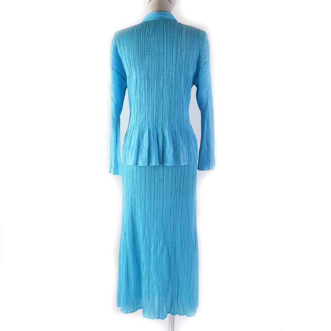 Discounted Great PLEATS PLEASE two-piece set Check Pattern 3 PP22-JJ853/PP22-JG855