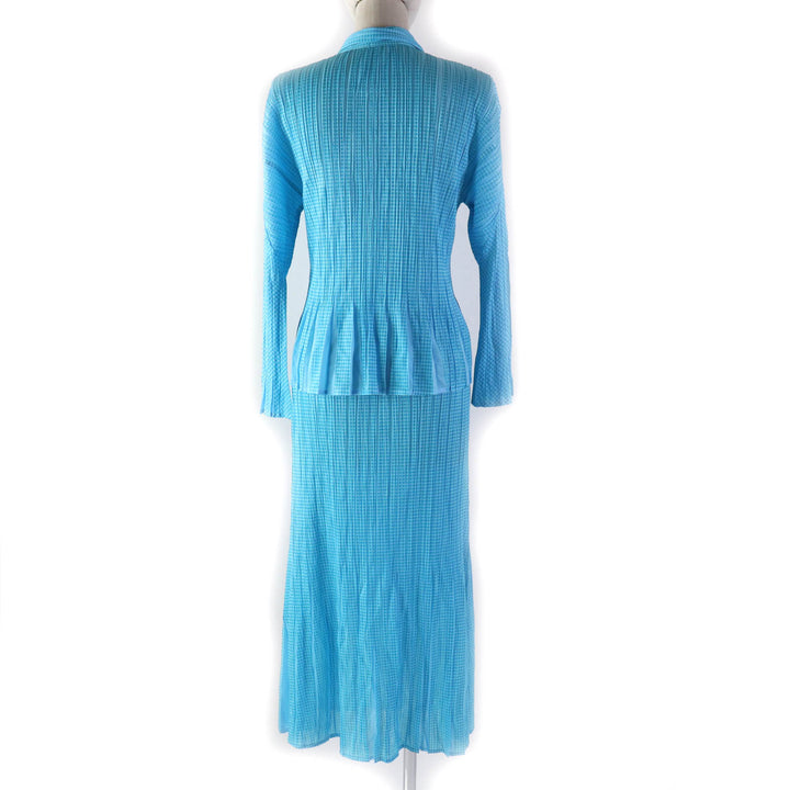 Discounted Great PLEATS PLEASE two-piece set Check Pattern 3 PP22-JJ853/PP22-JG855