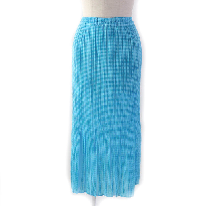 Discounted Great PLEATS PLEASE two-piece set Check Pattern 3 PP22-JJ853/PP22-JG855
