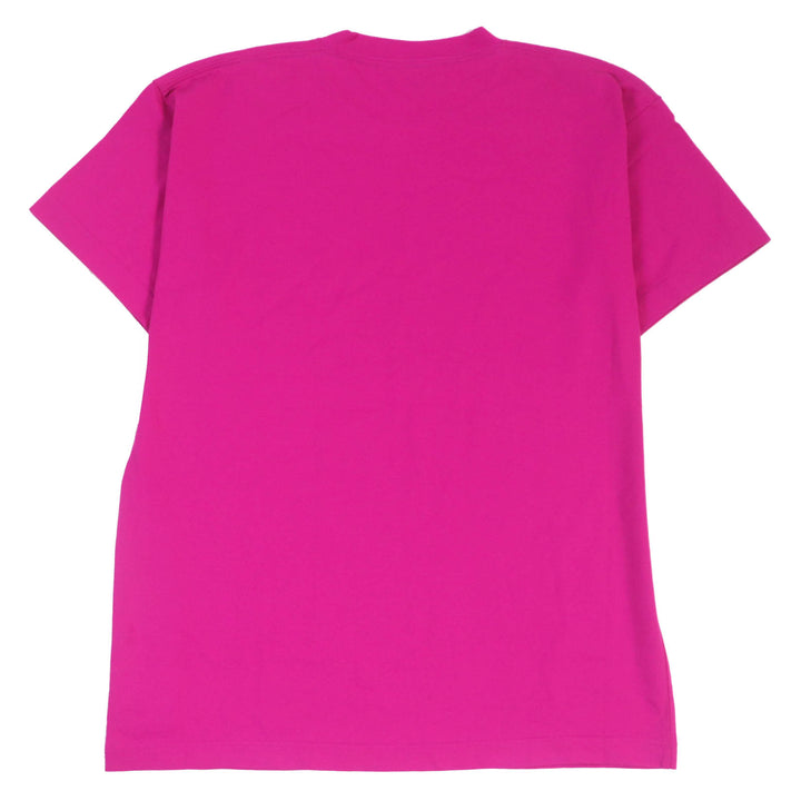 Discounted Pristine BALENCIAGA Shortsleeve T-shirt crew neck shocking pink cotton S 612965