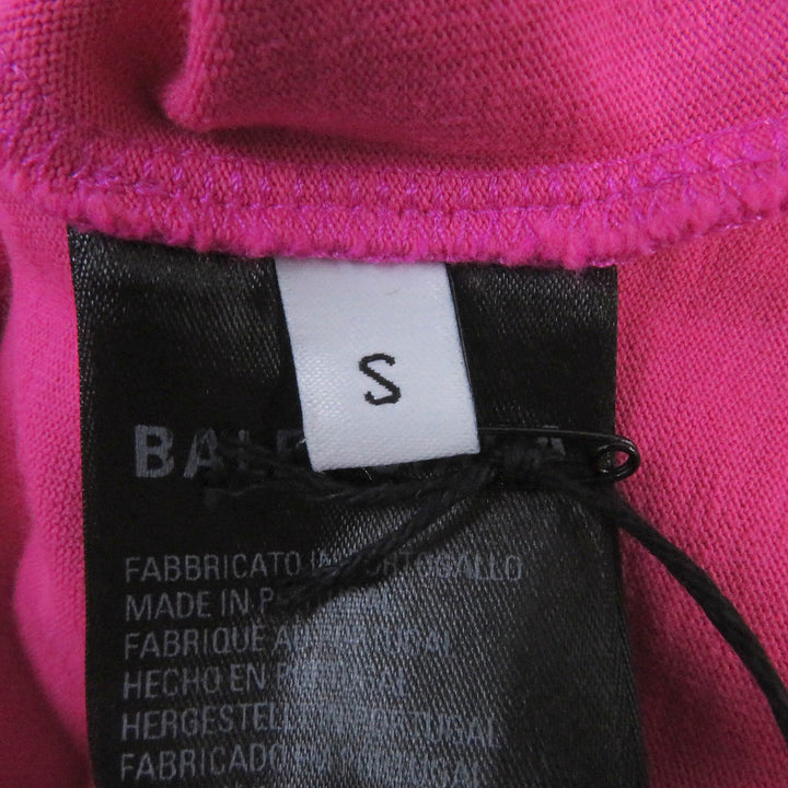 Discounted Pristine BALENCIAGA Shortsleeve T-shirt crew neck shocking pink cotton S 612965