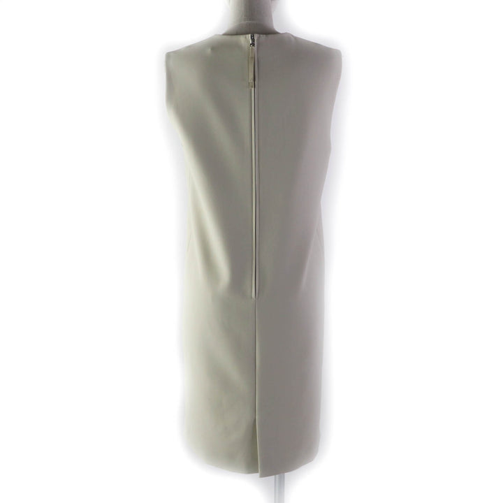 Excellent DAISY LIN one piece Sleeveless box formal dress beige Women 40 06548