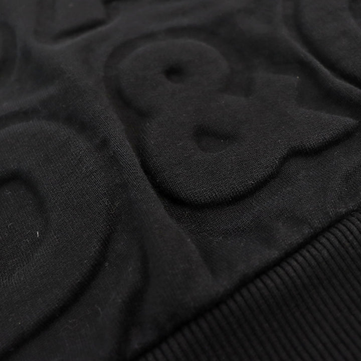 DOLCE&GABBANA sweat Black tag logo design embroidered mens XS G9QI2T / G7TOO