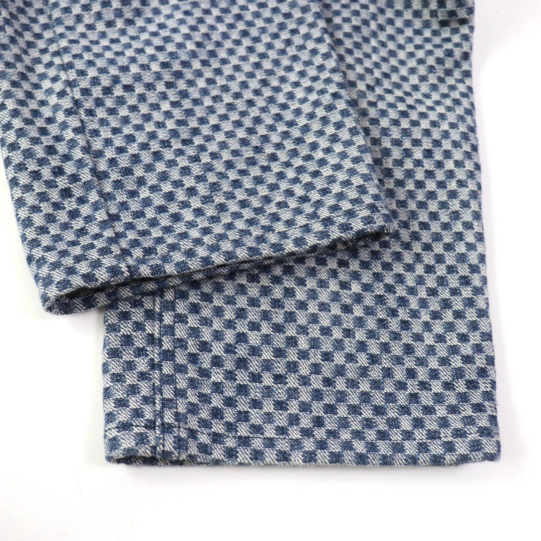 Discounted Great LOUIS VUITTON Denim pants Damier Pattern with Monogram Leather 34