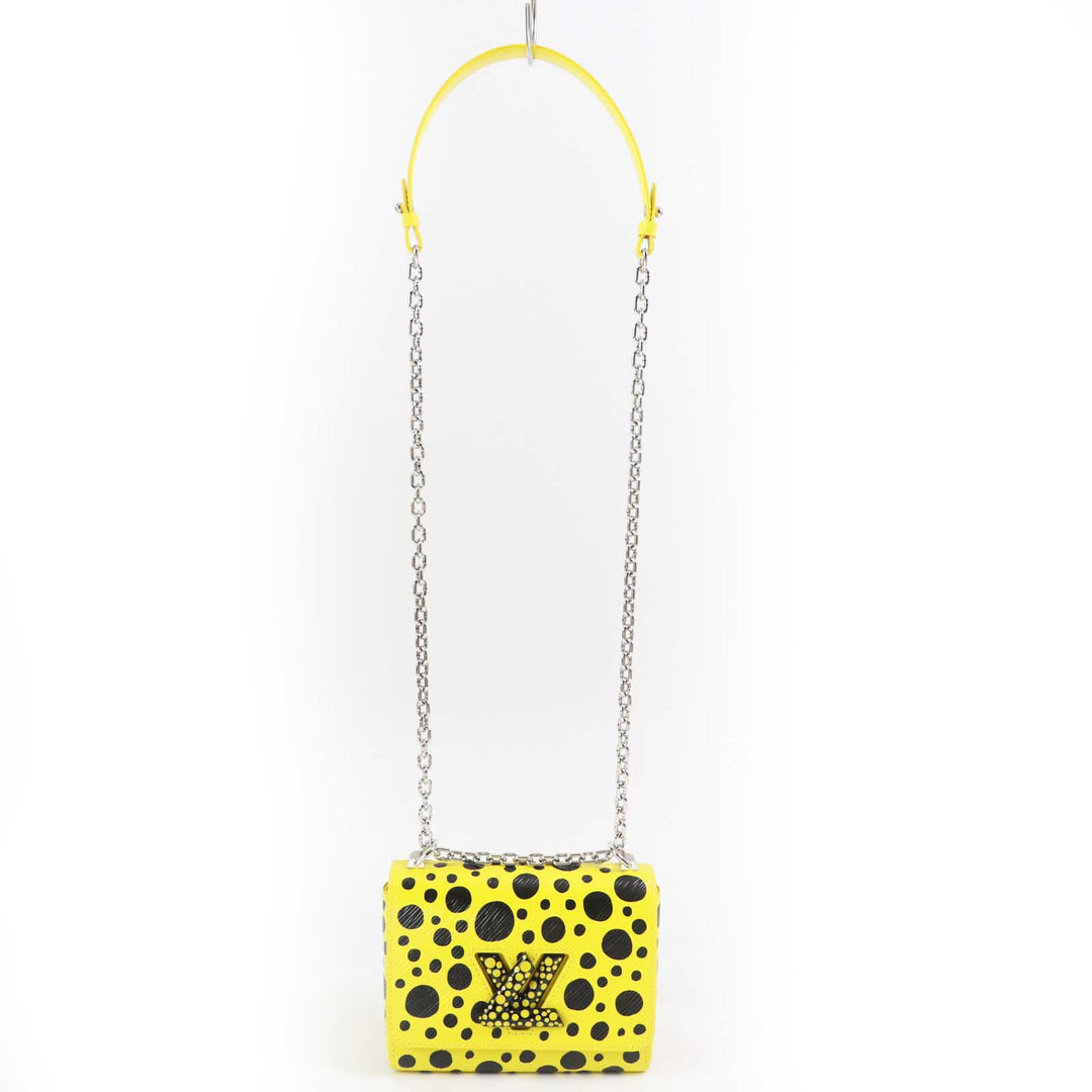 Pristine LOUIS VUITTON×Yayoi Kusama Shoulder Bag Twist PM Painted Dots M21695