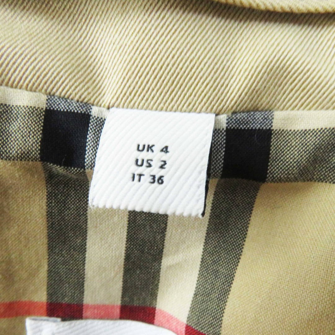 Discounted Great BURBERRY trench coat Graffiti beige cotton Women 36 8037621