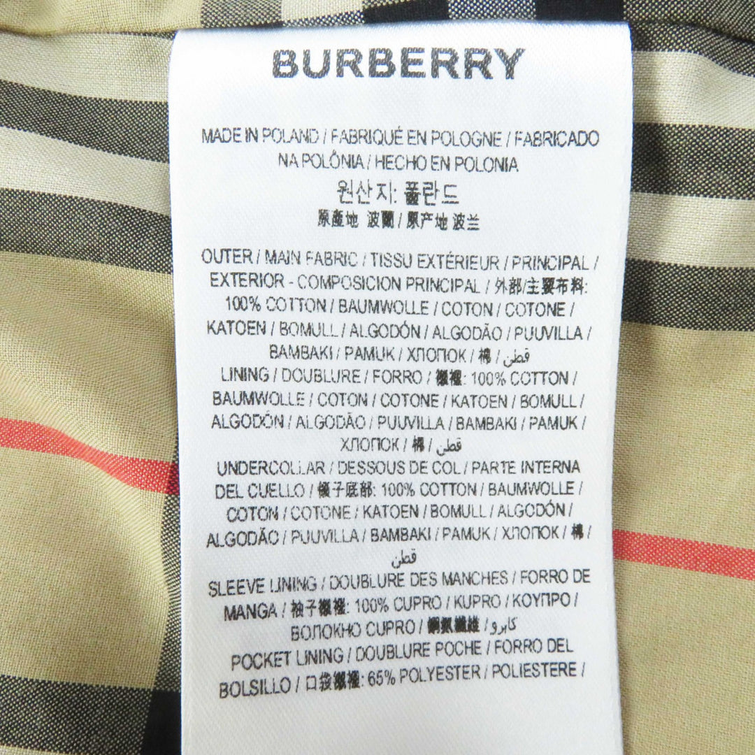 Discounted Great BURBERRY trench coat Graffiti beige cotton Women 36 8037621