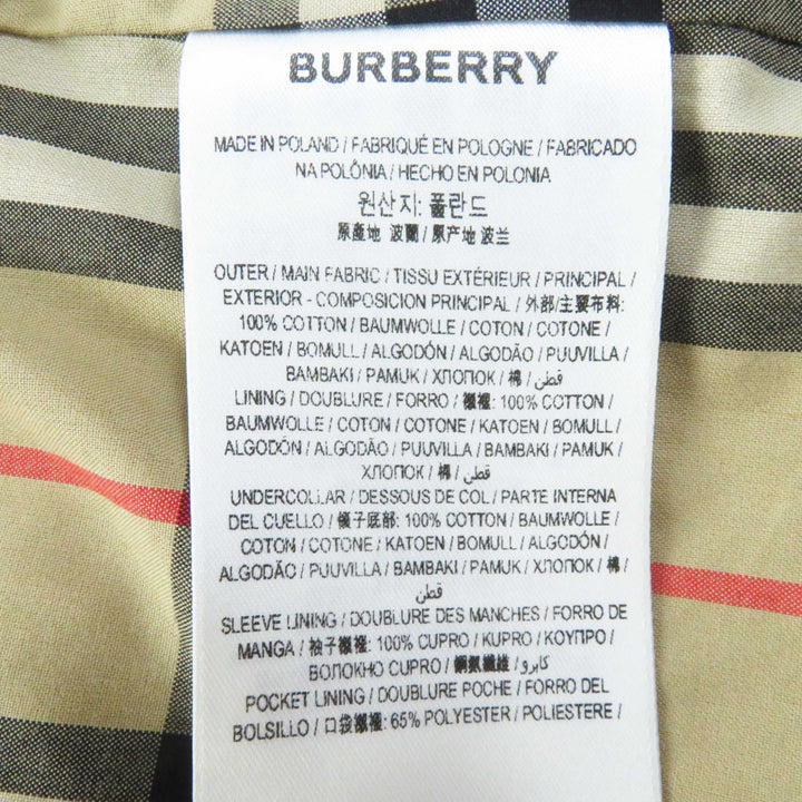 Discounted Great BURBERRY trench coat Graffiti beige cotton Women 36 8037621