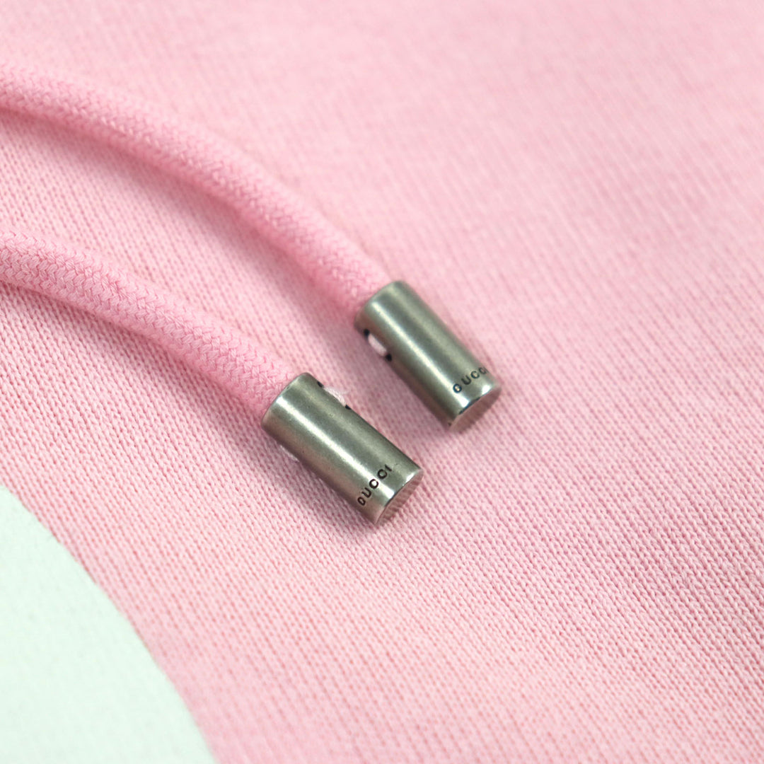 Discounted Great GUCCI THE NORTH FACE Parker Logo print pullover pink cotton mens M 626989