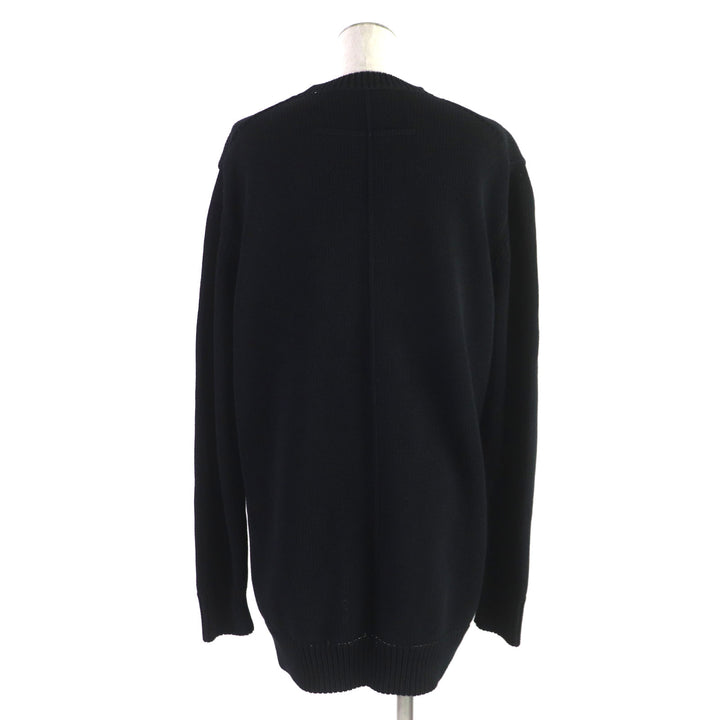 Discounted Great GIVENCHY knit LOVE Oversized Crewneck black cotton Women S BW9 00A4 Z01