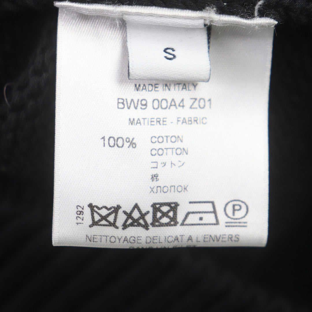 Discounted Great GIVENCHY knit LOVE Oversized Crewneck black cotton Women S BW9 00A4 Z01