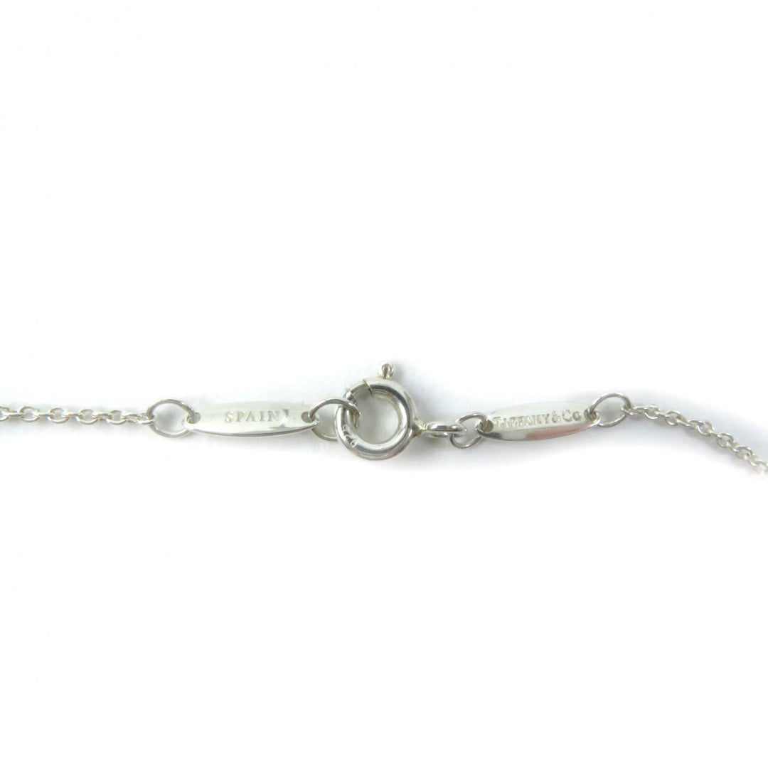 Great TIFFANY&Co. Necklace Color by the Yard Aquamarine 0.13 carat Silver SV925