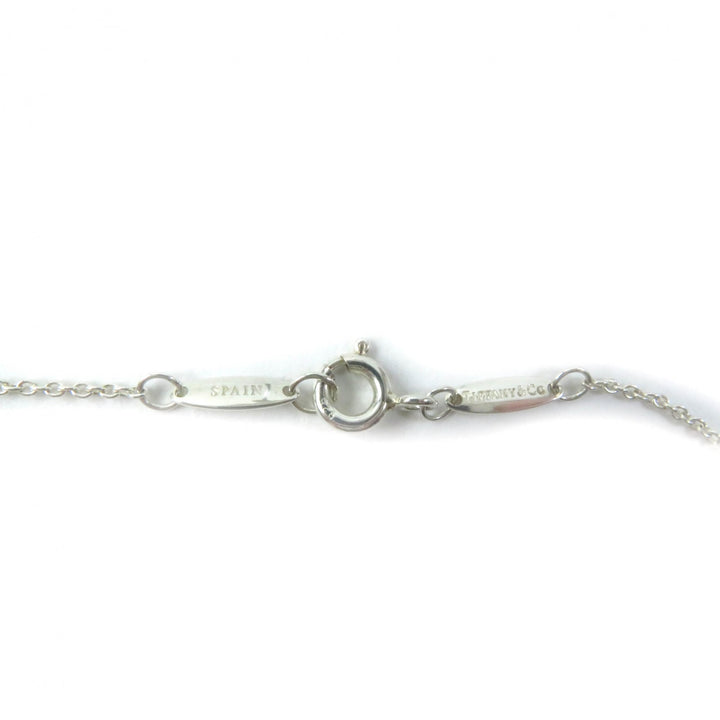 Great TIFFANY&Co. Necklace Color by the Yard Aquamarine 0.13 carat Silver SV925