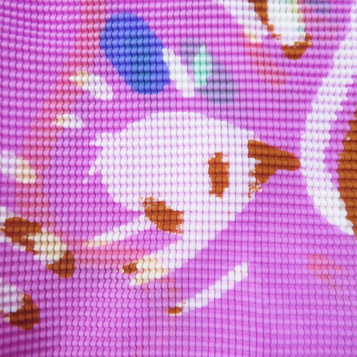Discounted 
 Pristine me ISSEY MIYAKE T-shirt All-over print waffle pleated short sleeve Multi polyester Women MI23FK226