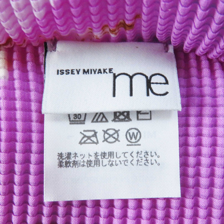 Discounted 
 Pristine me ISSEY MIYAKE T-shirt All-over print waffle pleated short sleeve Multi polyester Women MI23FK226