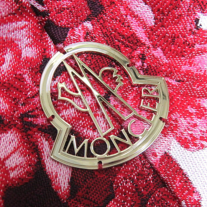 Pristine MONCLER GAMME ROUGE collarless jacket SOPHE 100% silk lining, Women 0