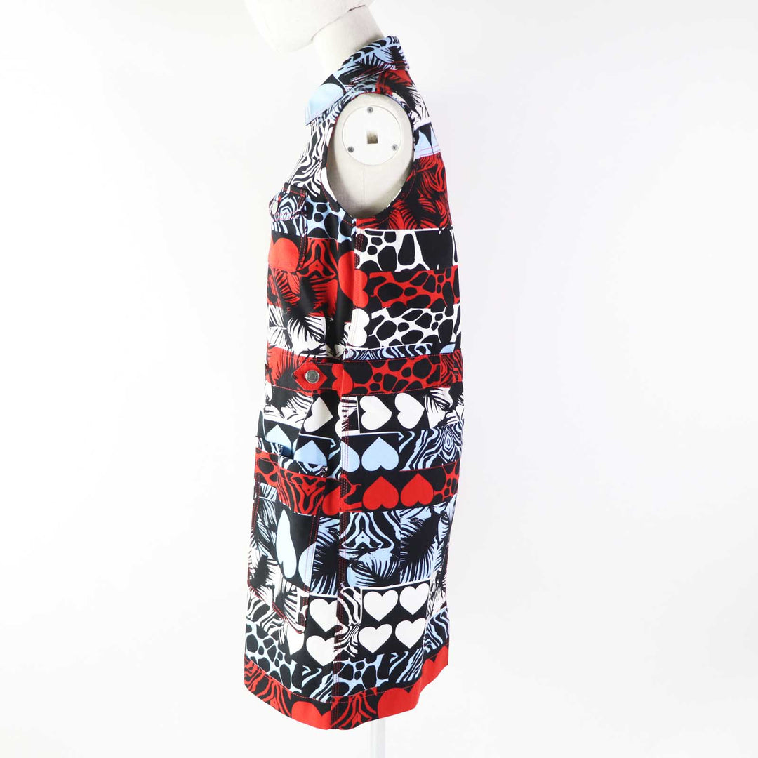 Discounted Pristine HERMES one piece Wild Print Denim With serie buttons Multi 36 3E0551D1