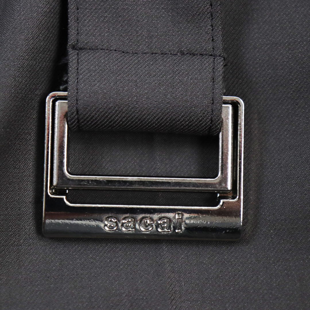 Discounted Pristine Sacai Pants Suiting Pants Belted slacks Brown wool mens 1 23-03034M