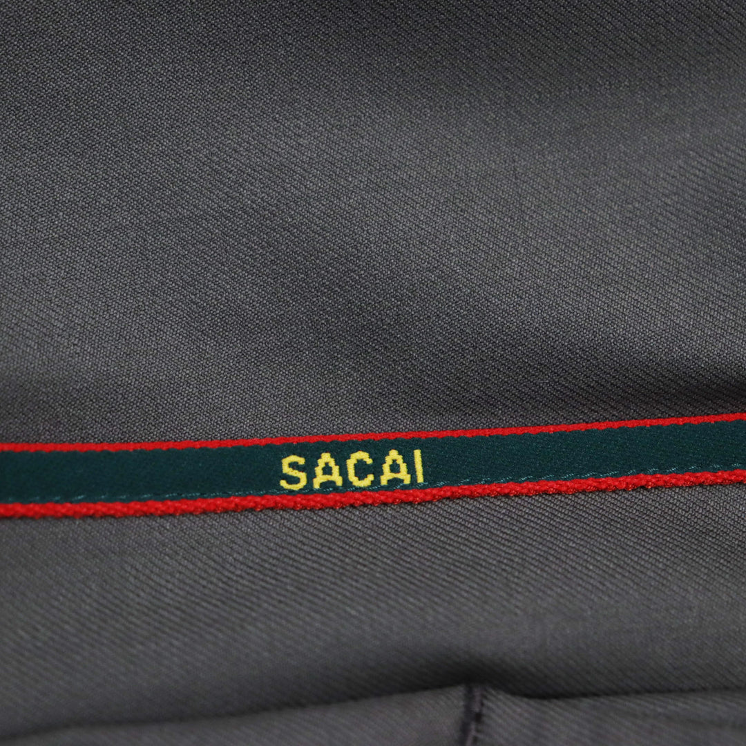 Discounted Pristine Sacai Pants Suiting Pants Belted slacks Brown wool mens 1 23-03034M